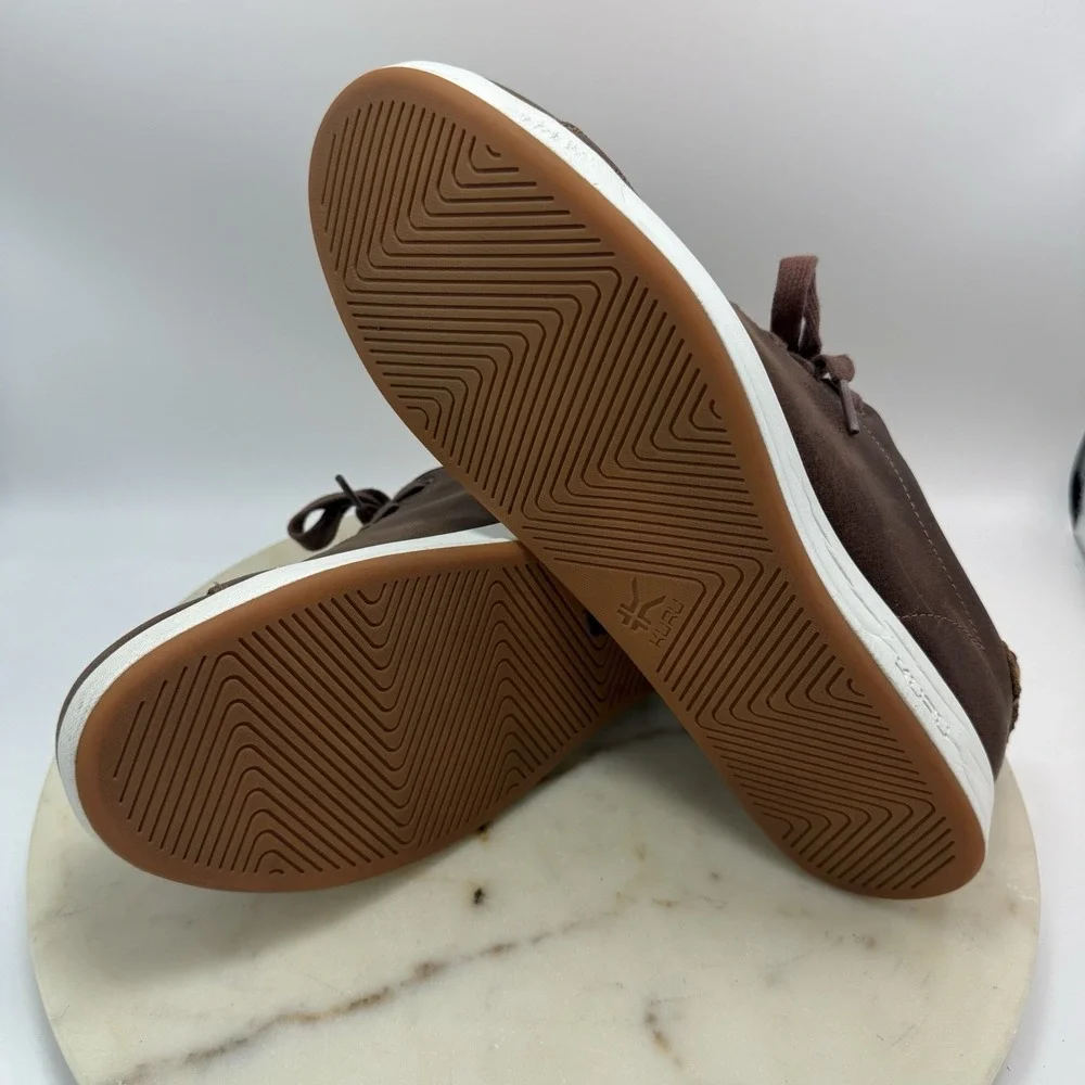Kuru Roam Classic Court Mens Size 10.5 Brown Athletic Leather Shoes Sneakers